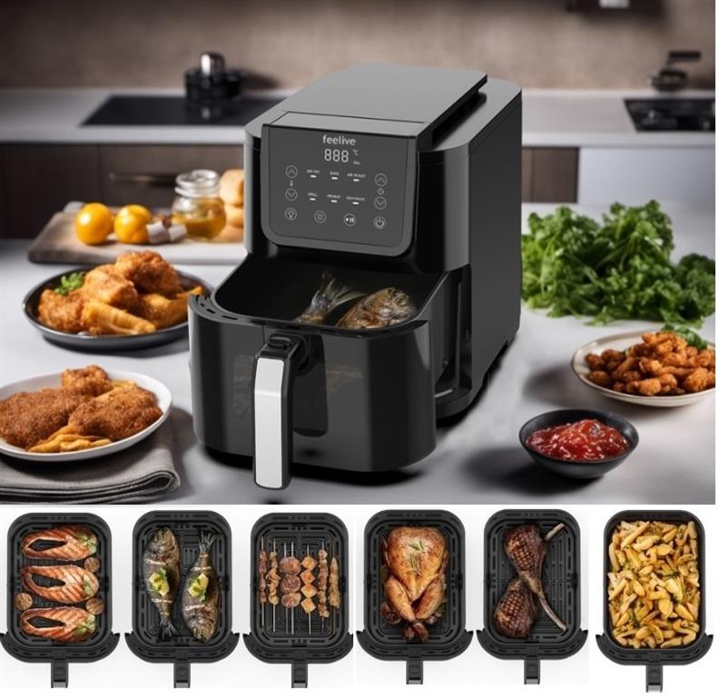 Feelive 5 Litre Stylish Design Air Fryer