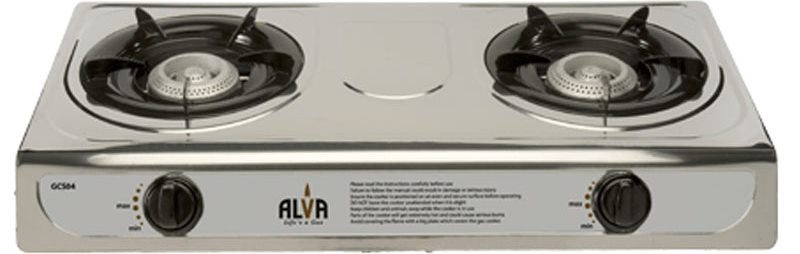 Alva Stainless Steel 2 Plate Gas Stove