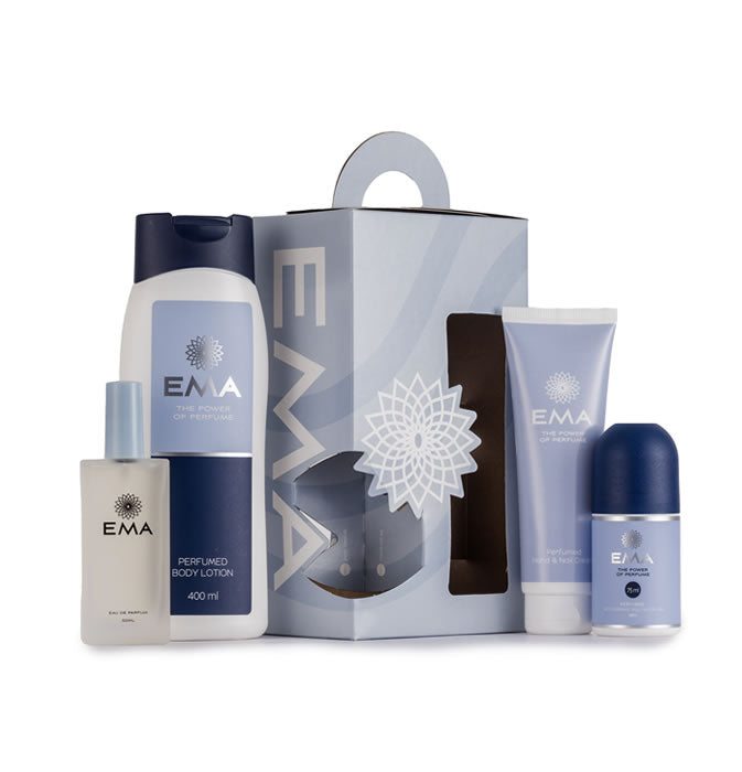 LADIES NAVY GIFT COMBO SET