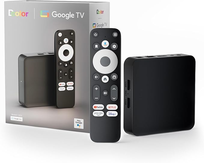 Dcolor TV box: Pre-loaded with apps plus support