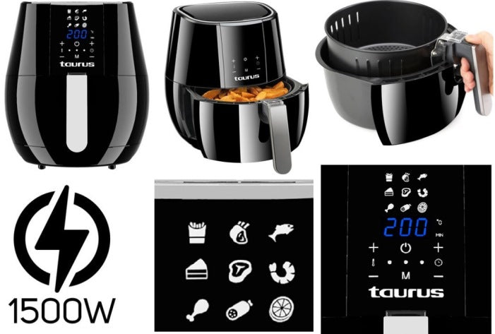 Taurus 4.8L 1500w Digital Plus Airfryer