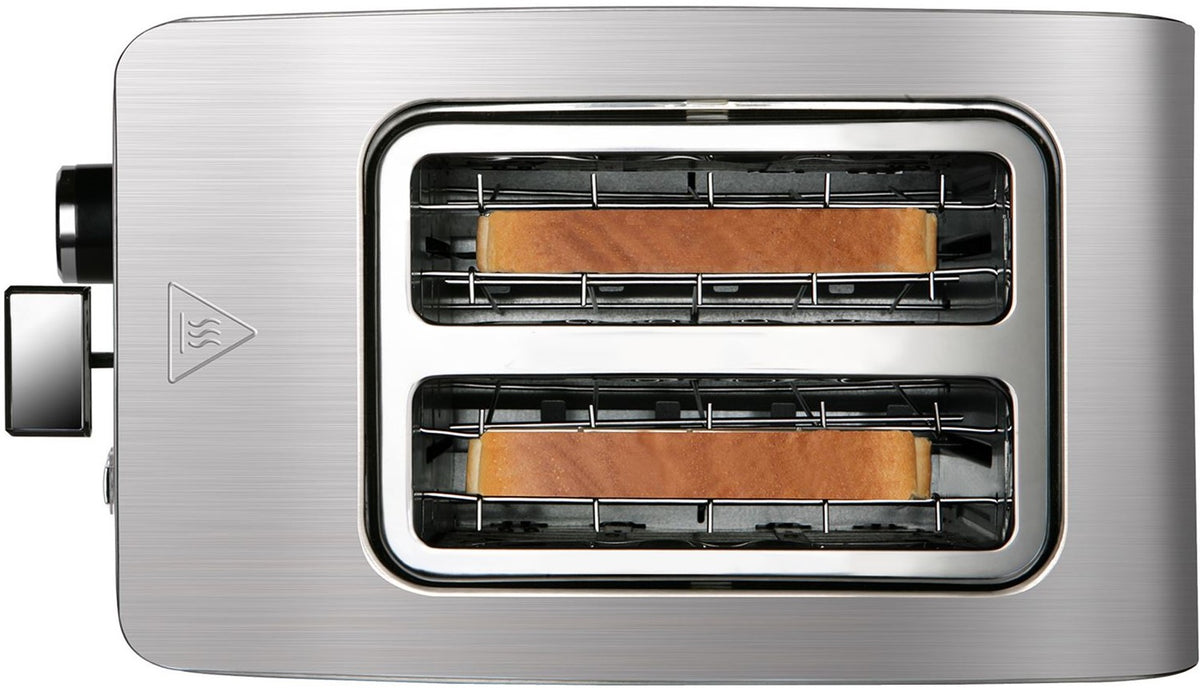 Taurus 850W 2 Slice Brushed Stainless Steel Toaster