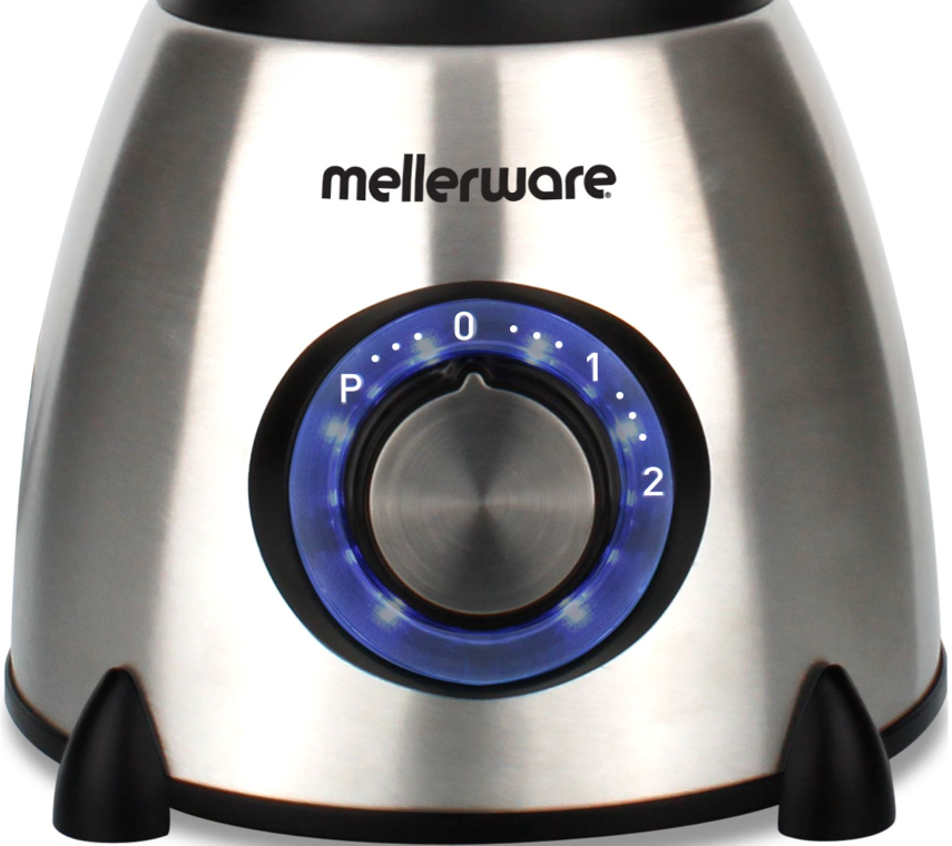 Mellerware 1.5L 550W Stainless Steel With Coffee Mill Jug Blender