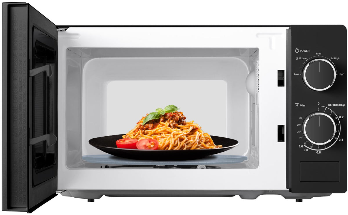 Hisense 20 Litre Matte Black Manual Microwave Oven