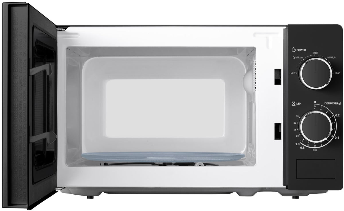 Hisense 20 Litre Matte Black Manual Microwave Oven