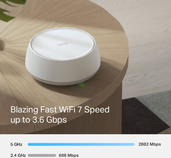 TP Link BE3600 Whole Home Mesh WiFi 7 System 3 Pack