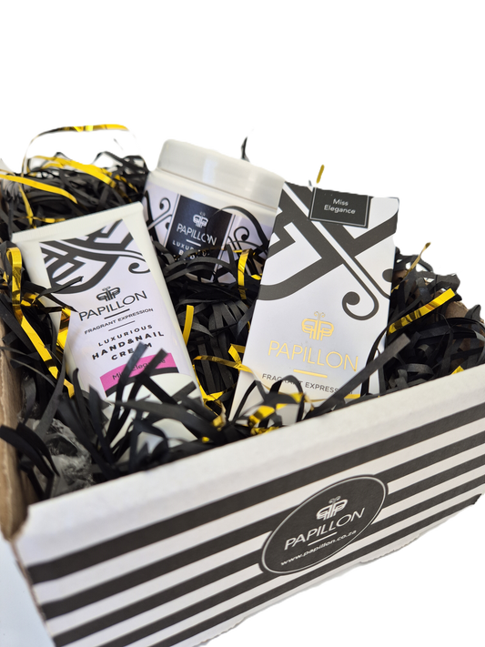 M25 : Gabadiya combo (30ml Perfume + 100ml Hand & Nail Cream + 250ml Body Butter)