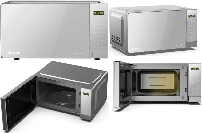 Hisense 20 Litre Silver Digital Microwave Oven
