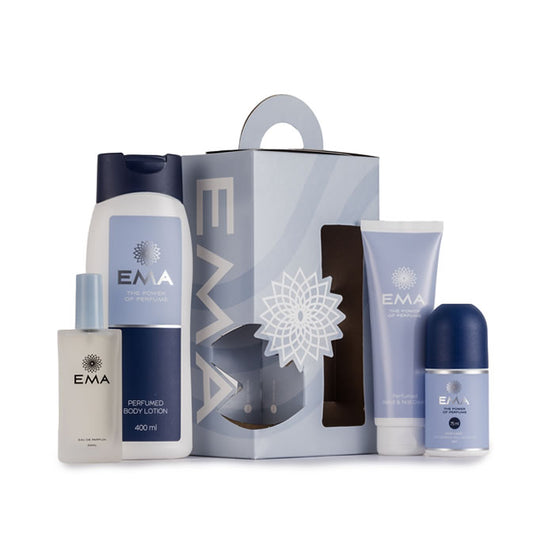 LADIES NAVY GIFT COMBO SET