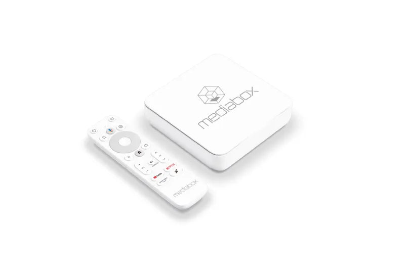 Mediabox Rocket 4K Android TV Box - Pre-loaded with apps plus support